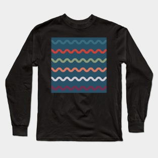 Waves under the sea Long Sleeve T-Shirt